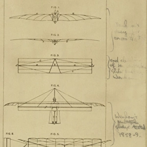 Three of Wenhams glider designs 1858-1859