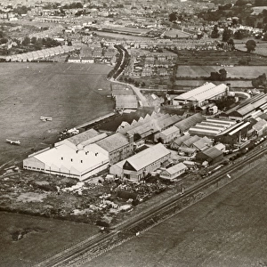 The Westland factory at Yeovil just after World War 1