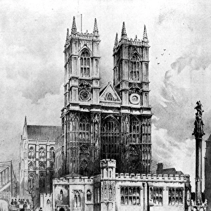 Westminster Abbey, before the Coronation, 1902