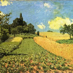 Wheatfield: the Hillside near Argenteuil Date: 1873
