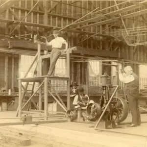 The whirling table on propeller test at the shed at Bald? The whirling table on propeller test at the shed at Bald?