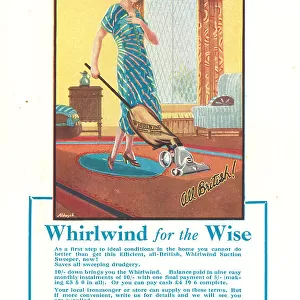 Whirlwind Suction Sweeper Advertisement