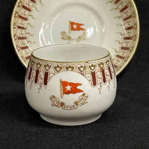 White Star Line, First Class Wisteria teacup and saucer