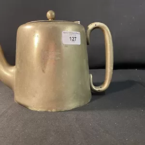 White Star Line - large Elkington plate teapot