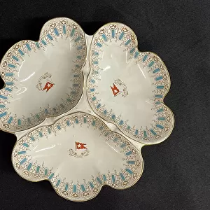 White Star Line, Stonier Wisteria pattern hors d'oeuvre dish