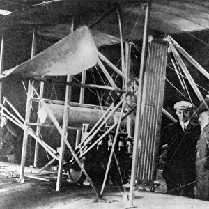 Wilbur Wright explaining the technicalities of his aircraft