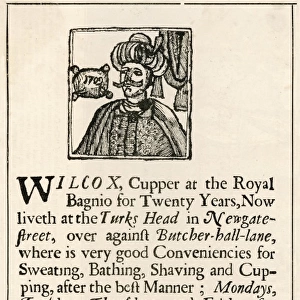 Wilcox the Cupper / Advert