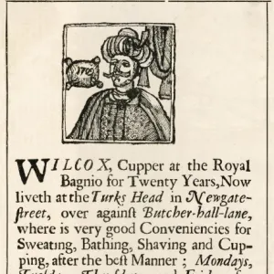 Wilcox the Cupper / Advert