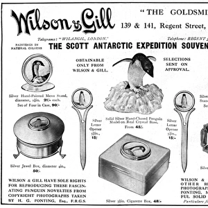 Wilson & Gill Scott Antarctic expedition souvenirs