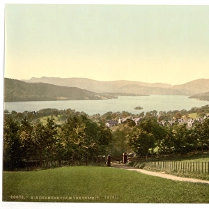 Windermere, from summit, Lake District, England