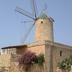 Windmill, Xhagra, Gozo, Malta