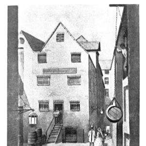 Winecellar Entry, Belfast in the 1840s