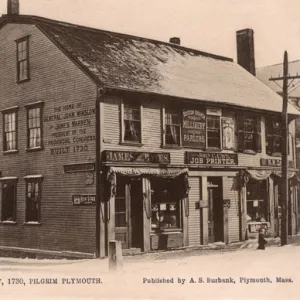 Winslow house, Plymouth, Massachusetts, USA