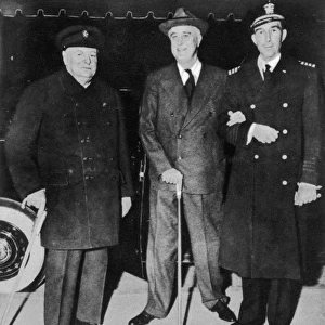 Winston Churchill and Franklin D. Roosevelt