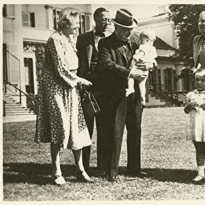 Winston Churchill with Queen Juliana - Netherlands