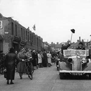 Winston Churchill visiting Bristol 1941
