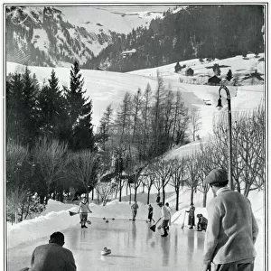 Winter Sports Supplement - curling in the Alps