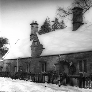 Wintery Almshouses