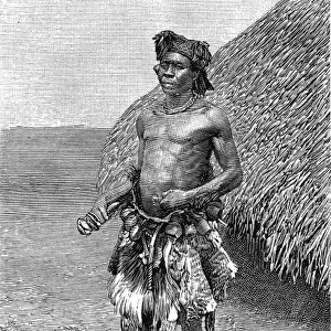 A Wizard of the Niam-Niam Tribe, Sudan, c. 1887