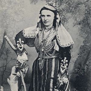 Woman from Albania near Scutari