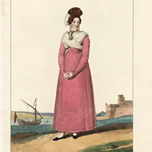 Woman of Arles, France, 19th century
