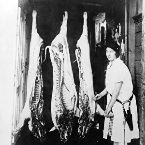 Woman Butcher 1920S