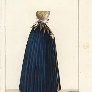 Woman of Coburg, Franconia, Germany, 19th century