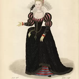 Woman of the court of King Henry IV of France, 1589-1610