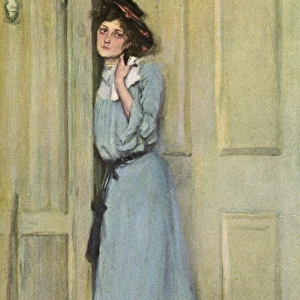 Woman in doorway, 1904