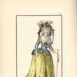 Woman in the fashion of 1788