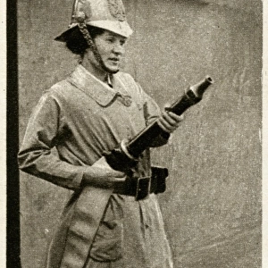 Woman firefighter during WWI