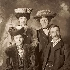 A Woman, her husband and her two sisters
