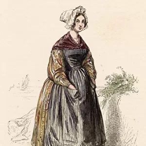 A woman from Normandy Date: 1850