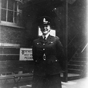 Woman police officer near Pall Mall, London