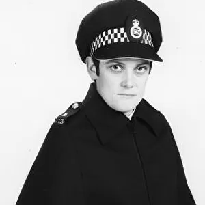 Woman police officer in updated uniform, London