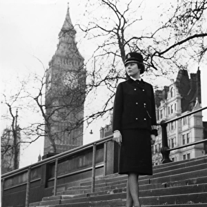 Woman police officer in Westminster, London