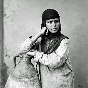 Woman with pot, Egypt