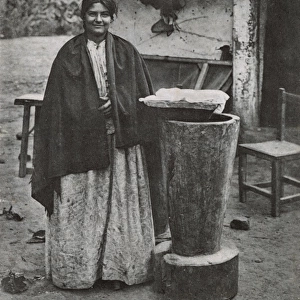 Woman selling Empanadas, Argentina