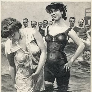 WOMEN BATHING / 1906
