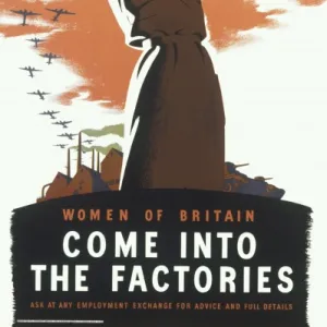 Women of Britain - World War Two poster