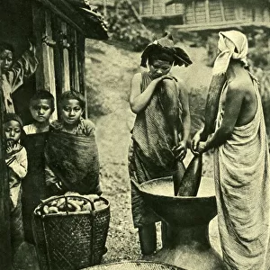 Women and children of the Atayal tribe, Formosa (Taiwan)