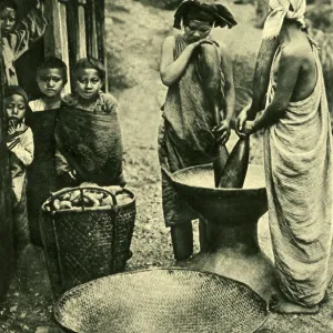 Women and children of the Atayal tribe, Formosa (Taiwan)