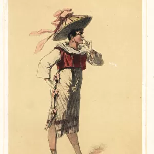 Women in costume as Bebe designed by Alfred Grevin