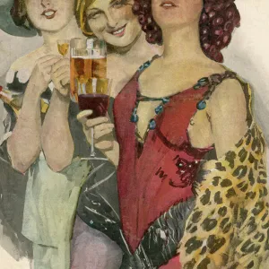 Three Women Drinking