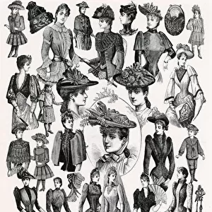 Women & girls fashion 1890
