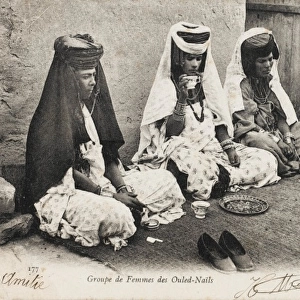 Women of the Ouled-Nails resting, Algeria