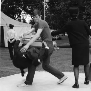 Women police officers in self-defence exercise