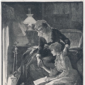 Two Women Read by Fire