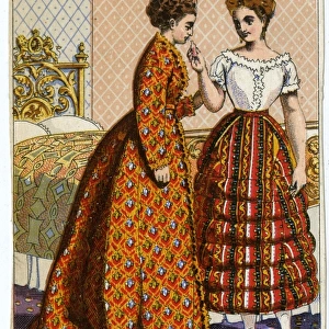 Two women with smelling salts