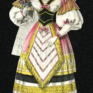 Womens Costumes of Europe - Naples, Italy